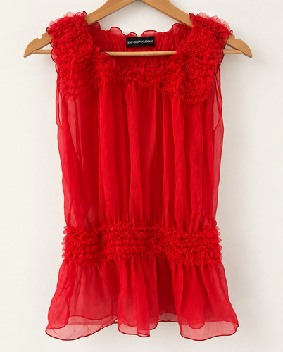 Emporio armani seidenbluse top - emporio,