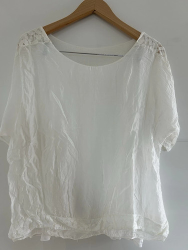Lagige seidenbluse bluse - 2-lagige,