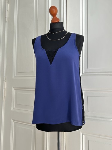 Seidentop royalblau von dora - seidentop,