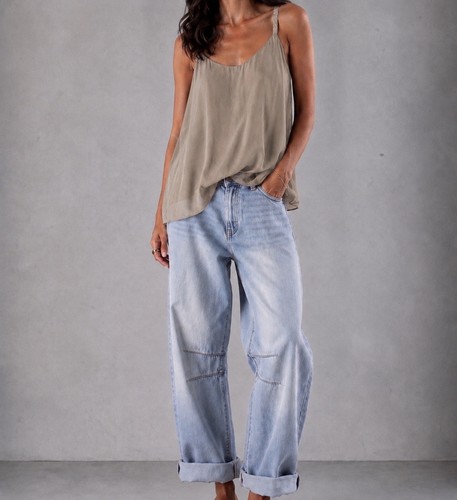 Top seide beige neu 42 - seide, 38