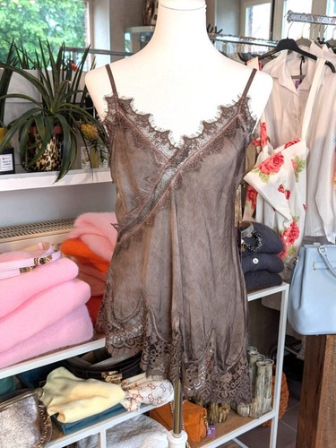 Top satin viskose asymmetrisch - top,