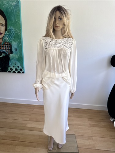 Hallhuber seiden bluse - gr., 36