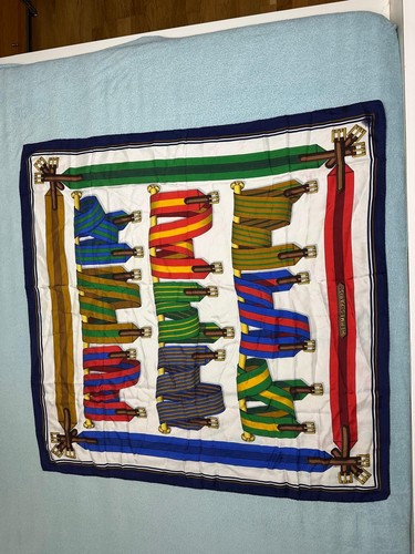 Hermès carré les sangles - hermès, 90