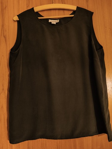 Schwarzes seiden top peter - schwarzes,