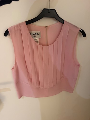 Chanel pink pleated - pink, m