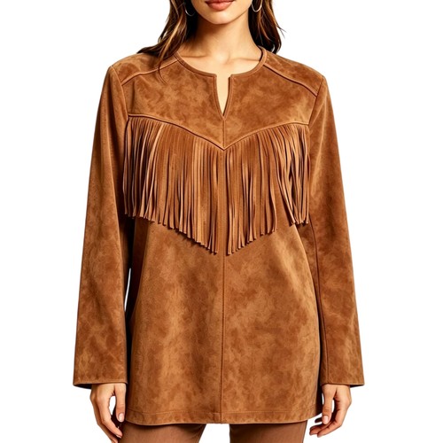 Damen western faux seide - damen,