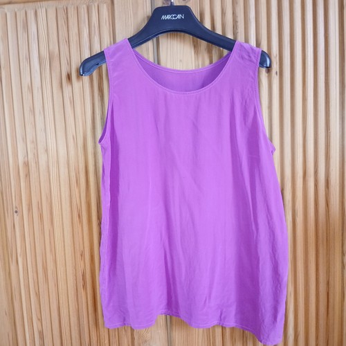 Satin seide shirt top - seide, bluse