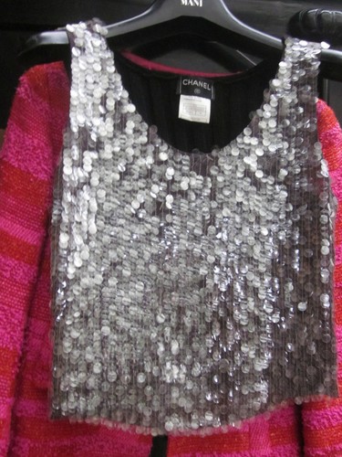Chanel pailletten top - chanel,